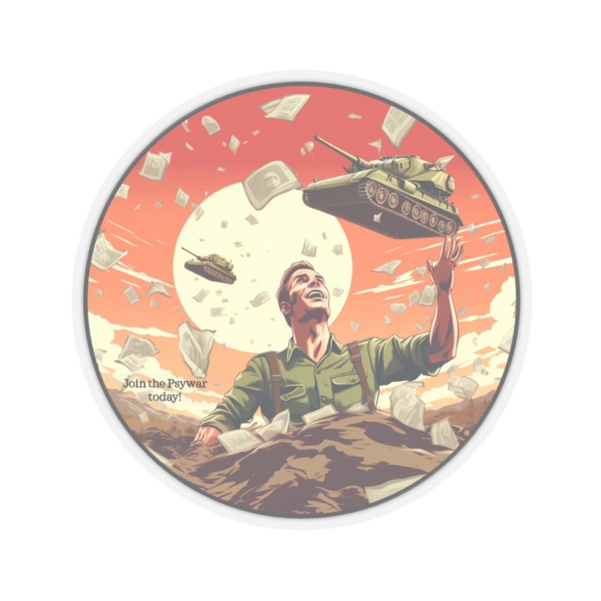 Psywar Sticker