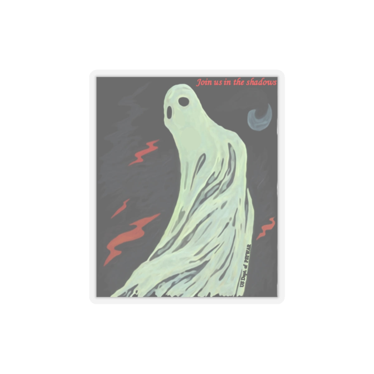 Van Ghost Sticker